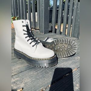 White Dr martens